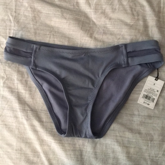 gray bathing suit bottoms